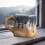 Keramisk kaffekrus mineralkrystaldesign 12oz 5