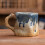 Keramisk kaffekrus mineralkrystaldesign 12oz 8