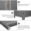 Wood Room Divider Gray3-Panel67.7Inch Tall 5