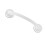Wall-Mounted Bathroom Grab Bar for Seniors Large White 3