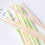 Pastel plastic drinking straws bulk pack 100 pcs 3