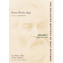 Prose Works 1892: Volume I