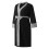 Robe de nuit de maternité noire à manches 3/4, taille S 4