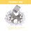 Luci decorative a stringa a LED OUNONA con globo, 6M40LED, 2 pezzi 5