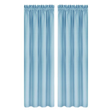 Light Blue Blackout Curtains 72x42 in Thermal Insulated