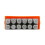 Punch Stamp Set Flowers Pattern Matte Metal 12 Pieces 1