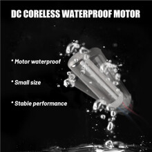 Motore A Vibrazione CC Coreless da 24 Pezzi 7X25 mm Motore A Vibrazione Impermeabile 1-6 V 8000-2000 Giri/Min Adatto per Apparecchiature A Vibrazione