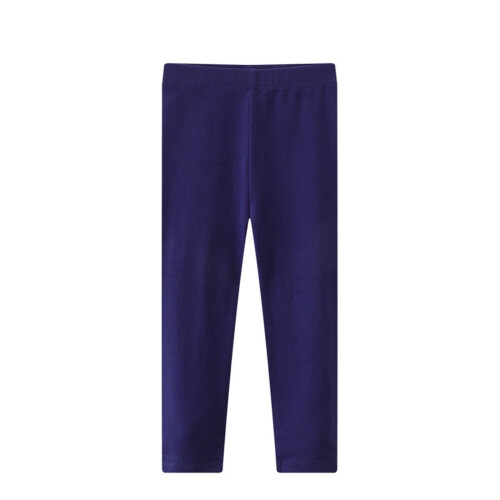 Girls Solid Color Leggings Navy 2-3 Years