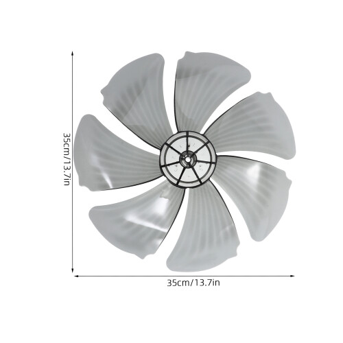 Conjunto de 3 pás de plástico para ventiladores de pedestal. 1