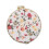 Makeup Mirror Portable Floral Satin Compact Round 2.75 Inch 1