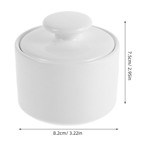 Ceramic Sugar Bowl with Lid 170ml 1