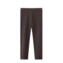 Girls Candy Color Leggings Solid Brown 3-4 Years