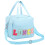 Lunchtasche mit Griff und verstellbarem Gurt, blau 6