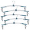 OUNONA Cintres pliables bleus, lot de 5 4