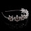 OUNONA Braut-Strasshaarspange silber 2