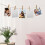 Worgeous aluminum photo frame set 6 pieces 2