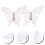 Vlinderhaarclips voor dames, 2 stuks 3