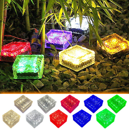 Solar Ground Lights Outdoor Waterproof 12-Pack 1