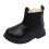 Toddler Ankle Boots Solid Color Warm Side-Zip Windproof 1