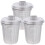 Ensemble de mini-poubelles de recyclage en alliage, 3 pièces 3