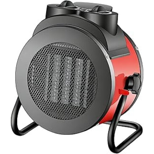 Canon chauffant portable PTC3000W avec angle réglable à 90