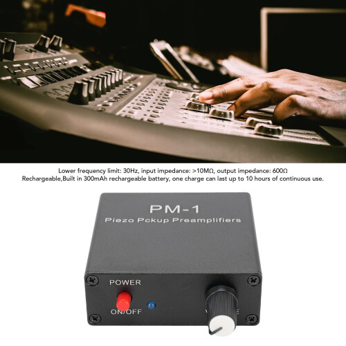 Piezo Pickup Preamp Amplifier for Guitar Strings 2