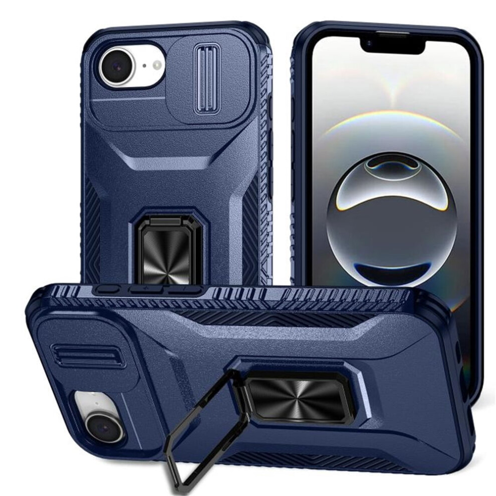 Iphone 16E Slim Fit Shockproof Hybrid Case Blue 9065194876498