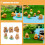 Mini Capybara Djurprydnadsfigur Set med 6 3