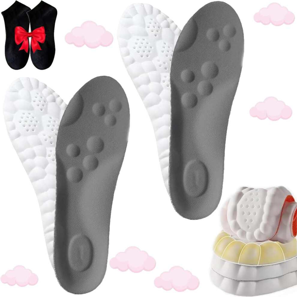 Footstr Insoles for Men and Women Breathable Soft Foam Arch