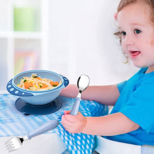 6-teiliges Kinderbesteck-Set aus Edelstahl 2