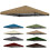Pop up canopy tent top replacement 10x10 ft brown 1