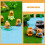 Mini Capybara Djurprydnadsfigur Set med 6 8