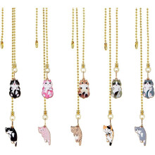 Ceiling Fan Pull Chain Extenders with Cat Charm 10 pcs