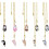 Ceiling Fan Pull Chain Extenders with Cat Charm 10 pcs 1