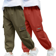 Boys Cargo Joggers Pants Quick Dry Lightweight 6-7 Years