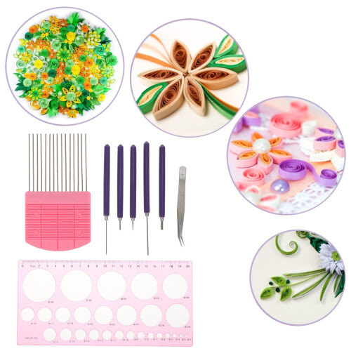 Σετ εργαλείων στυλό quilling με σχισμές χαρτιού 8 τεμαχίων 2