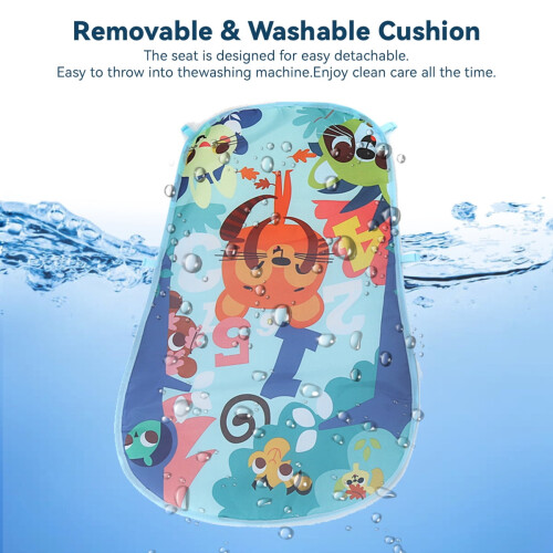 Tapis d'éveil musical pour bébé, bleu marine 1