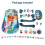Tapis d'éveil musical pour bébé, bleu marine 5
