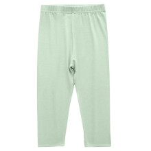 Girls Solid Color Leggings Green Size 11-12 Years