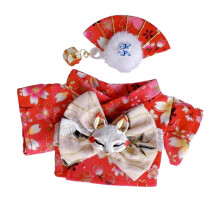 Doll Clothes Set Japanese Kimono for 15cm 17cm Dolls 3 Pcs