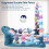 Tapis d'éveil musical pour bébé, bleu marine 7