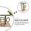 Parrot Cage Stand with Perch 20x15x22 cm 2