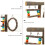Parrot Cage Stand with Perch 20x15x22 cm 5