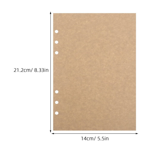OUNONA chokolade A5 refill papirblokke 45 ark 1