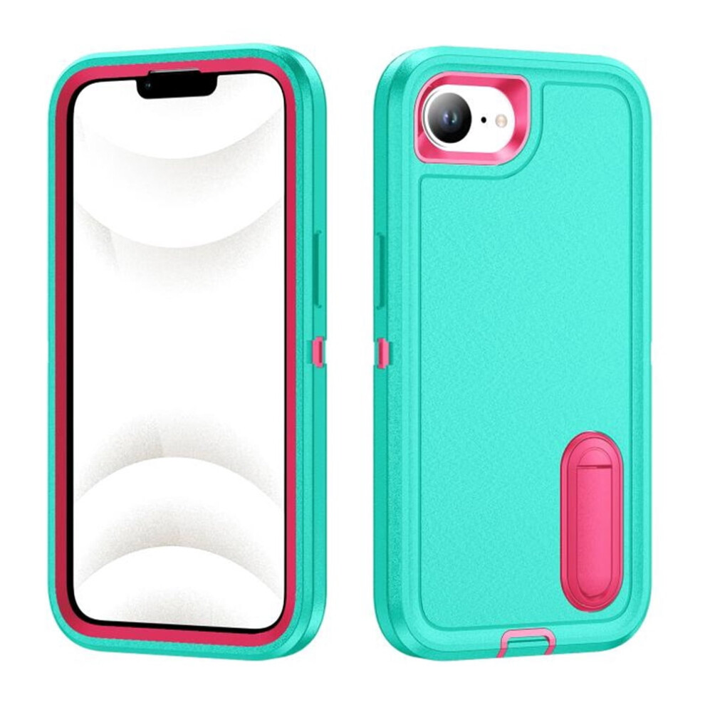 Iphone 16E Case With Kickstand Rugged Green 937196972197