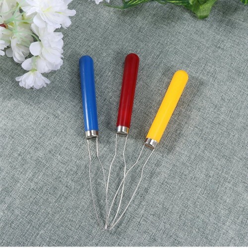 Knoophaakhulpmiddel Blauw 3 stuks 2