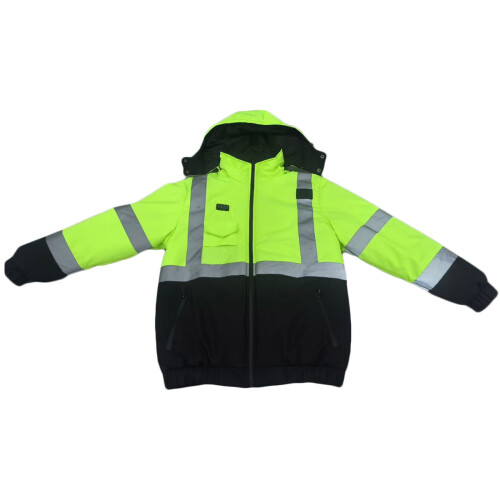 Heated Safety Jacket Class 3 High-Visibility Waterproof