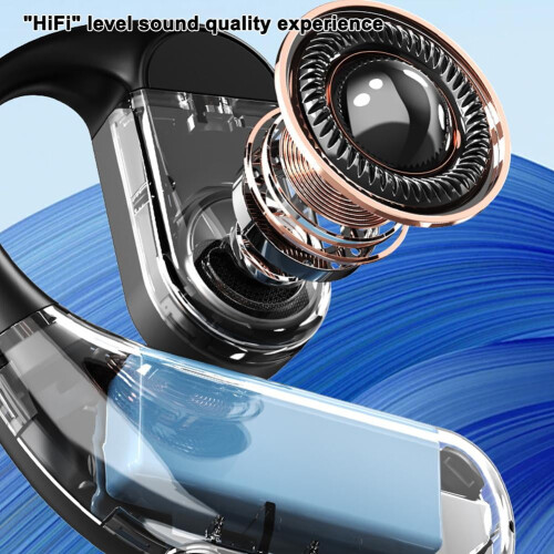 Open-ear Bluetooth-headset met beengeleiding en microfoon 1