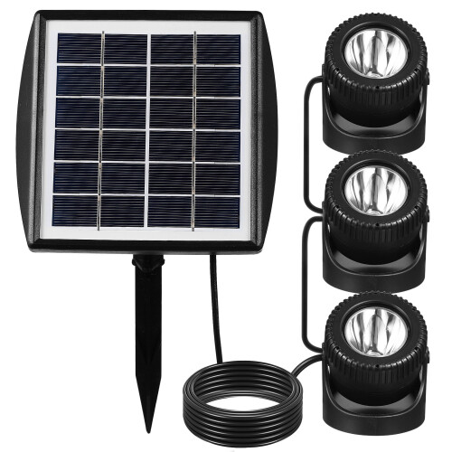 Solcellsdammbelysning Dränkbar LED-fontänbelysning 6-pack 2