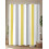 Rideau de douche minimaliste à rayures jaune gris blanc 72x84 4